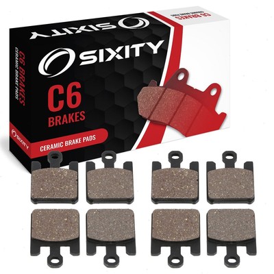 Front Ceramic Brake Pads 2004-2005 Kawasaki ZX1200 Ninja ZX-12R Set Full Kit lt
