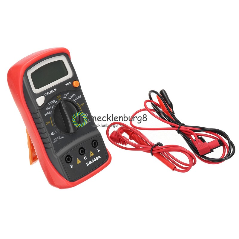 Bm500a 1999m 1000v Resistance Tester Digital Insulation Meter Megohmmeter Megger