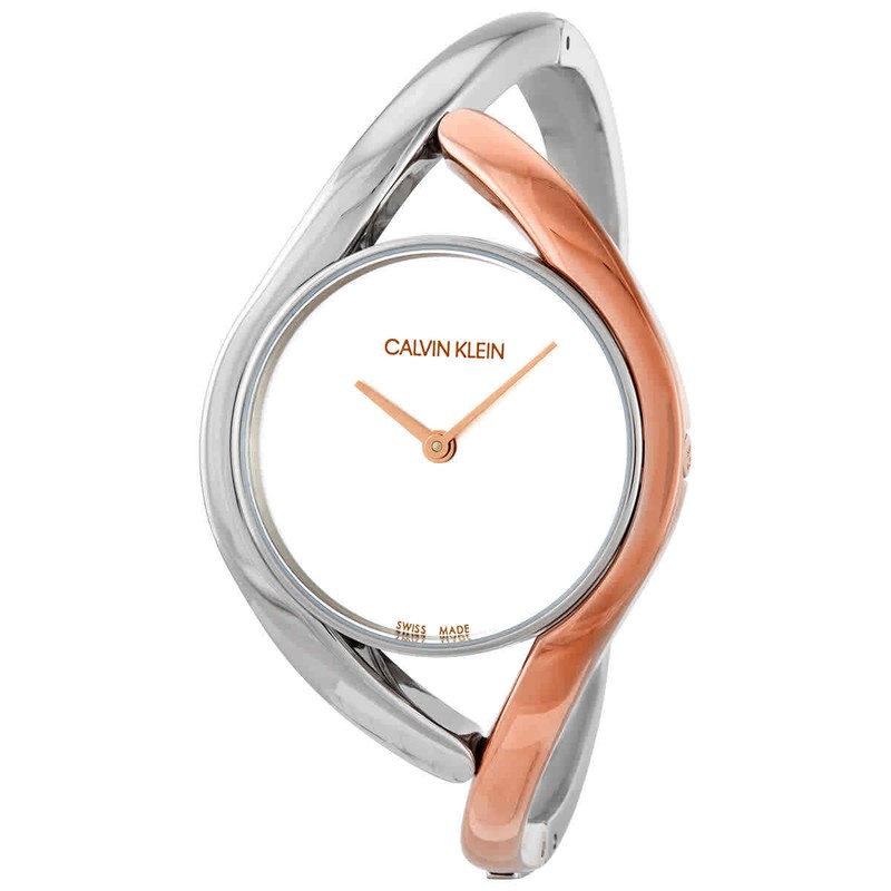 Calvin Klein Party Quartz Silver Dial Ladies Watch K8U2SB16