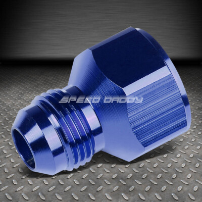 ПЕРЕХОДНИК С ВНУТРЕННЕЙ СТОРОНЫ 12AN AN12 НА НАРУЖНУЮ 10AN AN10 С СИНЕЙ АЛЮМИНИЕВОЙ ОТДЕЛКОЙ