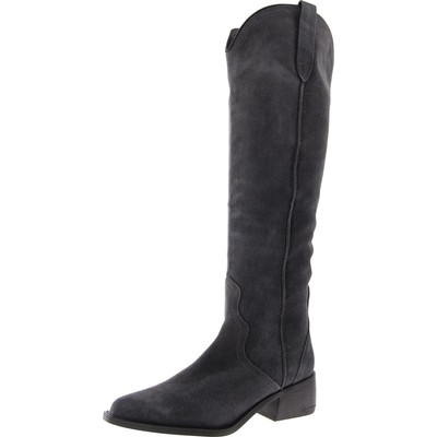 Высокие ковбойские сапоги в стиле вестерн Steve Madden Womens Garvy Suede BHFO 7391