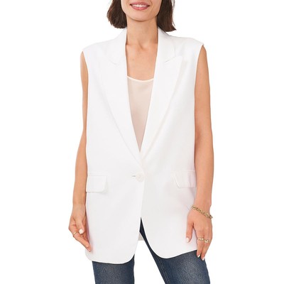 Женский белый блейзер Vince Camuto, профессиональная рабочая одежда, костюм-жилет XXS BHFO 1250
