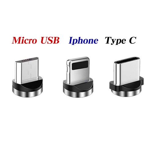 180°+360° Rotate Magnetic Charger Cable Phone Fast Charging Type C Micro USB IOS