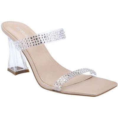 Marc Fisher Womens Embellished Square Toe Pumps Shoes 8.5 Medium (B,M) BHFO 3933