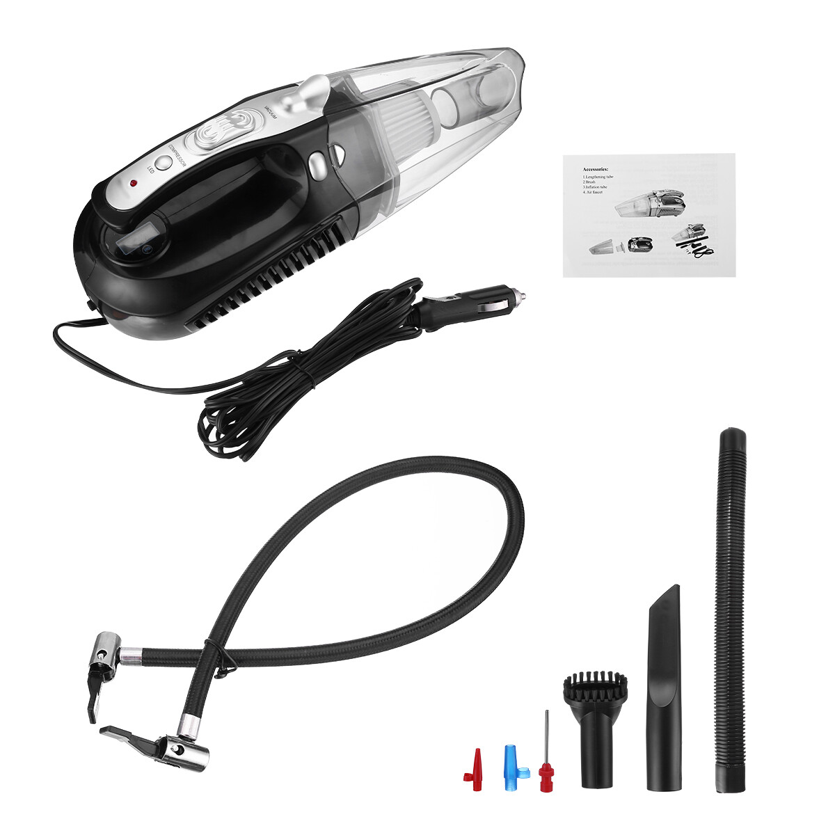 Пылесос 4-in-1 Powerful Car Vacuum 