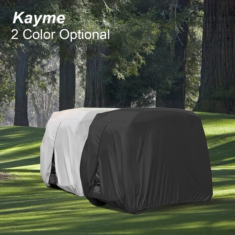 4 Passenger Golf Cart Cover, 4 Layers Heavy Duty Outdoor Cover
