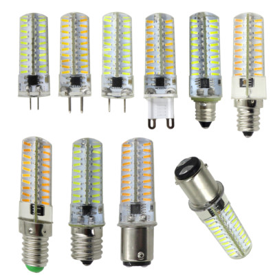 10x G4/GY6.35/G8/G9/E11/E12/E14/E17/BA15D LED Light Bulb Crystal Lamp 4W 80-4014