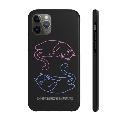 #Acupuncture #cats Tough Phone Cases, Case-Mate
