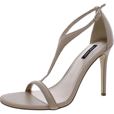 Nine West Womens MELIKE3 Бежевые нарядные босоножки на каблуке 11 см (B,M) BHFO 0219