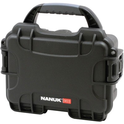 Nanuk Small Series 903 Легкий водонепроницаемый футляр NK-7 из смолы с пеной, черный