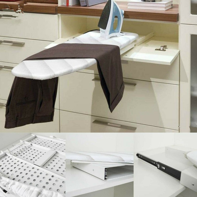 Ing Board Closet Pull-out Stow Away In The Cabinet