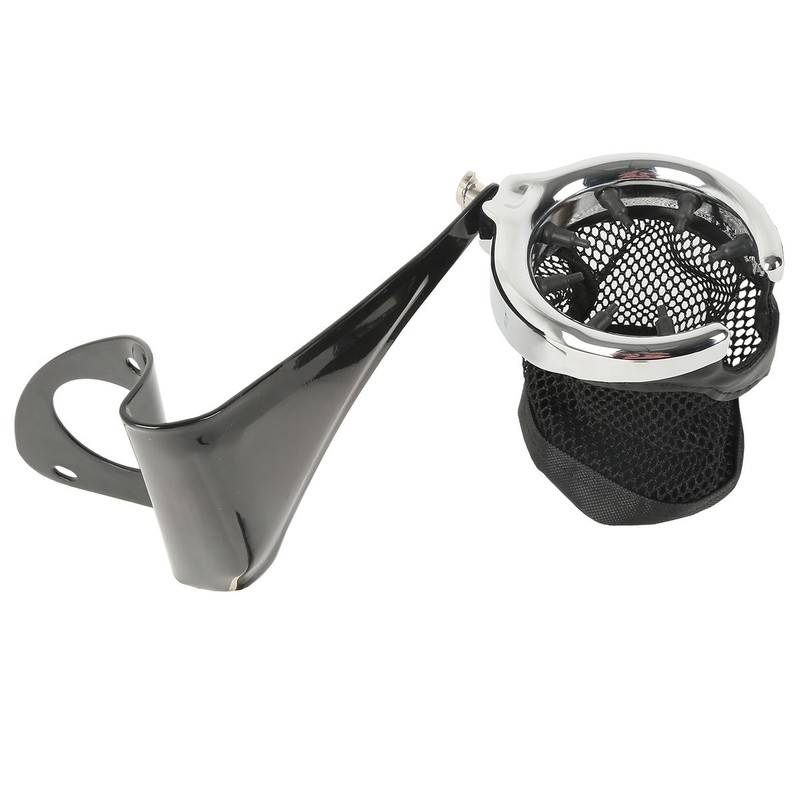 Rear Drink Cup Holder Passenger For Harley Ultra Classic Electra Glide
