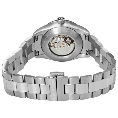 Pre-owned Tissot T-my Lady Automatic Diamond Anthracite Gradient Dial Ladies Watch