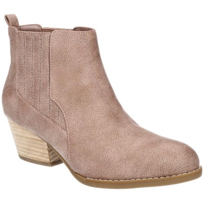 Bella Vita Womens Lou Taupe Slip On Ankle Boots Shoes 10 Wide (C,D,W) BHFO 5933