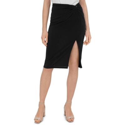 

Женская юбка-комбинация с узлом спереди Vero Moda BHFO 7593, Черный
