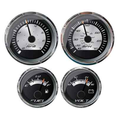 Faria KTF0185 Platinum Outboard 4 Gauge Set