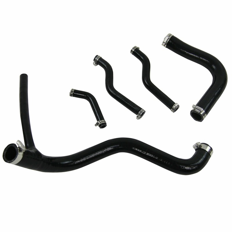 Silicone Radiator Cooling Hose Kit For MG MGB GT 19761980 Black 1977