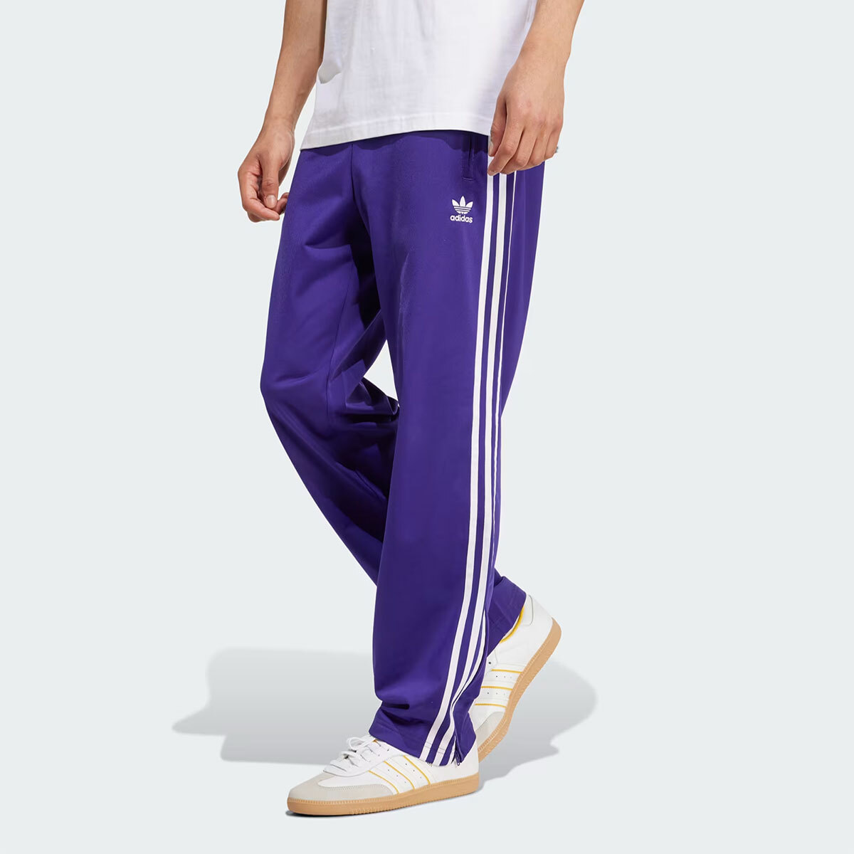 New Adidas Originals ADICOLOR FIREBIRD TRACK PANTS IY9901 PURPLE S
