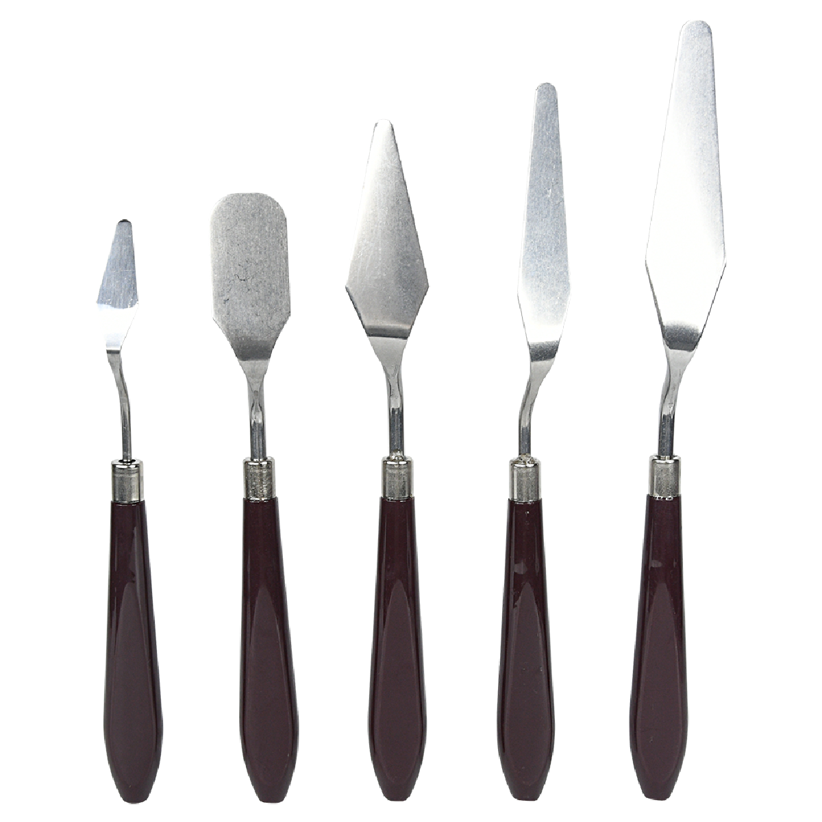 5 Pieces Spatula Scraping Mixing Art Tool