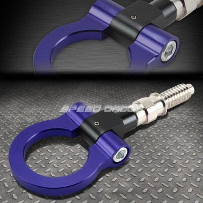 ДЛЯ 97-14 BMW 3/5/7 СЕРИИ Z3 Z4 MINI COOPER СИНИЙ ПЕРЕДНИЙ/ЗАДНИЙ БУКСИРОВОЧНЫЙ КРЮК ПРИЦЕПА