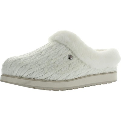 

Skechers Женские памятные тапочки Ice Angel белые сабо 9,5 средний (B,M) 6539, Белый