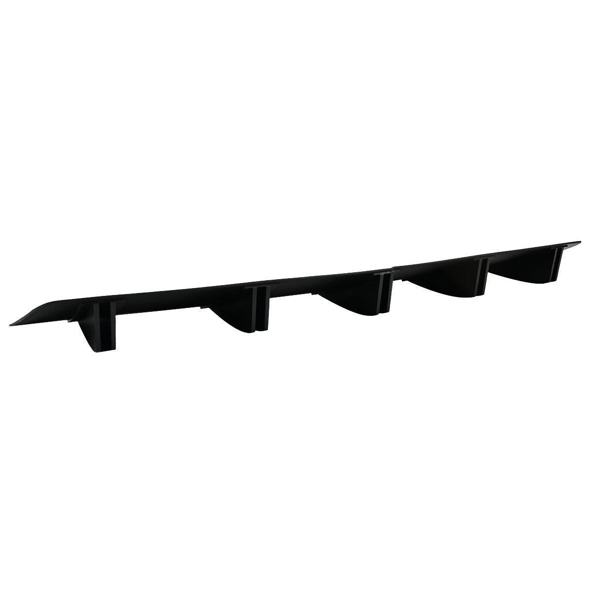 For Dodge Charger RT SRT Rear Diffuser Shark 5 Fins Bumper Splitter Spoiler Lip