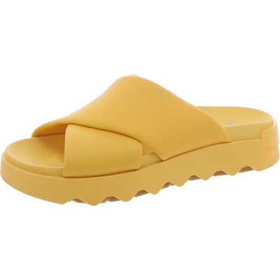 Женские босоножки-горки Sorel Viibe из желтой кожи, 8 средних размеров (B,M), BHFO 5647