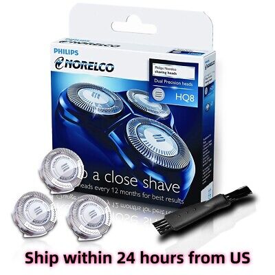 HQ8 Replacement Heads for Philips Norelco Aquatec Shavers, Razor Blades