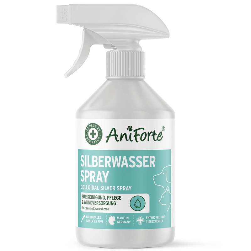 Aniforte Kolloidales Silberspray Silberwasser FÃ¼R Hunde, Katzen Pferd, Wundspray