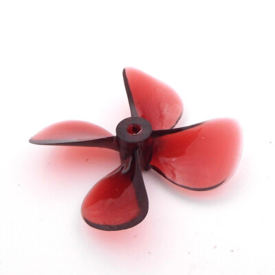 Propeller 60mm 4mm Shaft PC 4-Blades Prop for RC Bait Tug Boat Underwater Robot