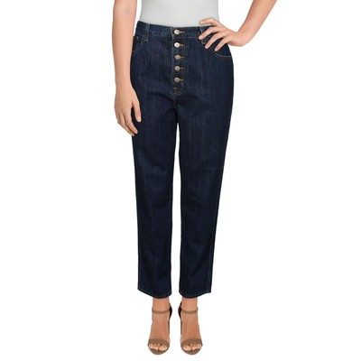 Женские джинсы с прямыми штанинами J Brand Heather Blue Denim Dark Wash 32 BHFO 5702