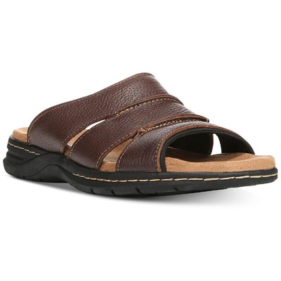 

Scholls Shoes Мужские шлепанцы Gordon Brown Shoes 10 Medium (D) BHFO 7697, Brown leather