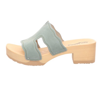 SOFTCLOX SOFTCLOX PANTOLETTEN DAMEN GRÜN NEU & OVP 808693