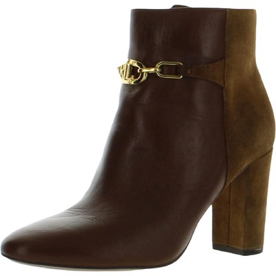 Женские ботильоны Meredith коричневого цвета от Lauren Ralph Lauren, размер 11, средний (B,M), BHFO 5145