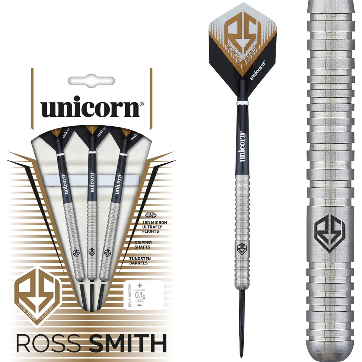 【unicorn】 Ross Smith 22g 22 Gram ROSS SMITH UNICORN NATURAL 90% TUNGSTEN STEEL TIP