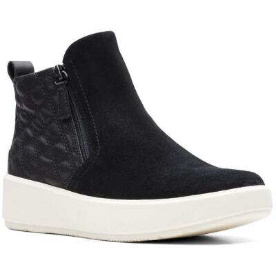 

Женские повседневные и модные кроссовки Clarks Layton Zip Quilted Zip up BHFO 1405, Black combination, Layton Zip