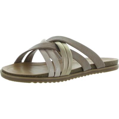 Blowfish Womens Majie Faux Leather Casual Slide Sandals Shoes BHFO 0057