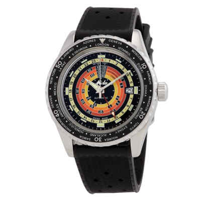 Mido Ocean Star Decompression Worldtimer Automatic Black Dial Men's Watch