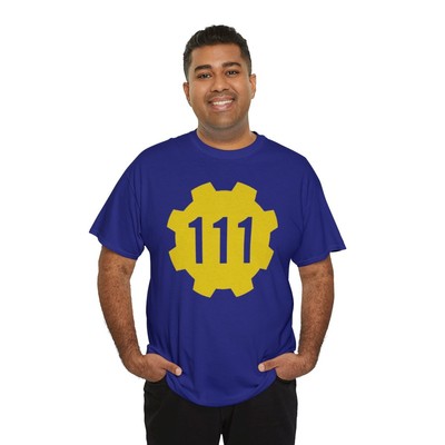 Vault One Eleven | Unisex | Heavy Cotton | T-Shirt | Fallout | Gaming | Gift