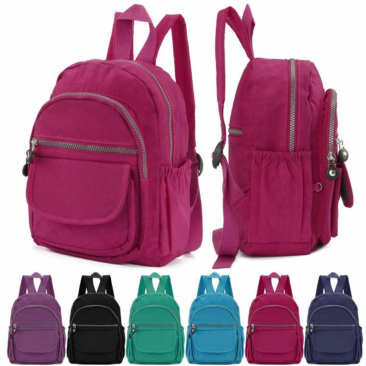 Women Purse Nylon Shoulder Rucksack Small Travel Bag