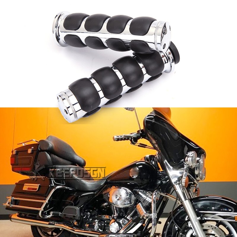 1" Handle Bar Hand Grips For Harley Touring Electra Glide Ultra Classic FLHTC US