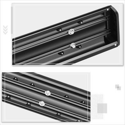 For 19-24 Silverado/Sierra Crew Cab 6" Aluminum Side Step Bar Running Boards