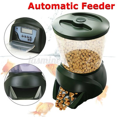 4,25 L Futterautomat Aquarium Automatisierte LCD Futterspender für Aquarium