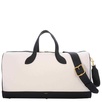 Pre-owned Bally 36 Hours Spiro Bar Weekender Duffle Bag Mat01f Cv043 I182o In Multi