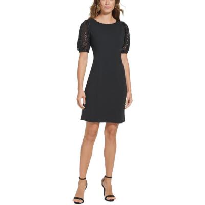 Женское вечернее платье-футляр длиной выше колена с блестками DKNY BHFO 1698