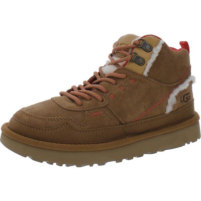 Женские ботильоны Ugg из коричневой замши HIGHLAND HI HERITAGE 6 Medium (B,M) BHFO 1212