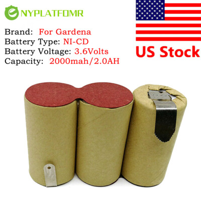 SOLDERING REQUIRED For Gardena 3.6V Accu60 Accu 60 battery electrical Power tool
