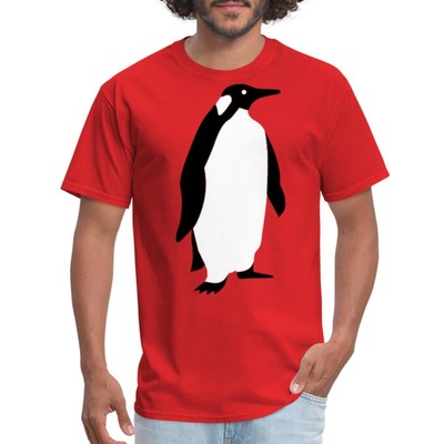 Emperor Penguin Illustration Men's T-Shirt