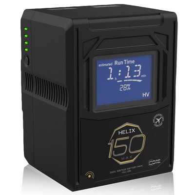 Литий-ионный аккумулятор Core SWX Helix Max 150 мощностью 148 Втч с двойным напряжением и золотым креплением #HLX-150MXAG