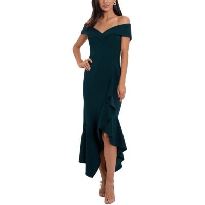 

Женское зеленое вязаное свадебное вечернее платье Xscape Petites  BHFO 3863, Pine